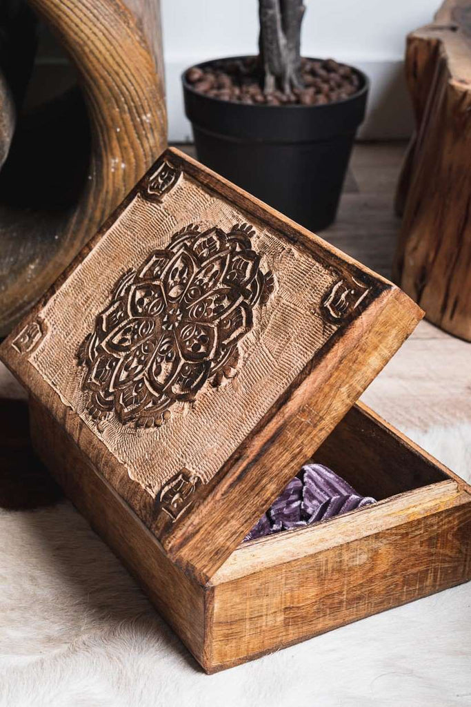 Wooden Mandala Box