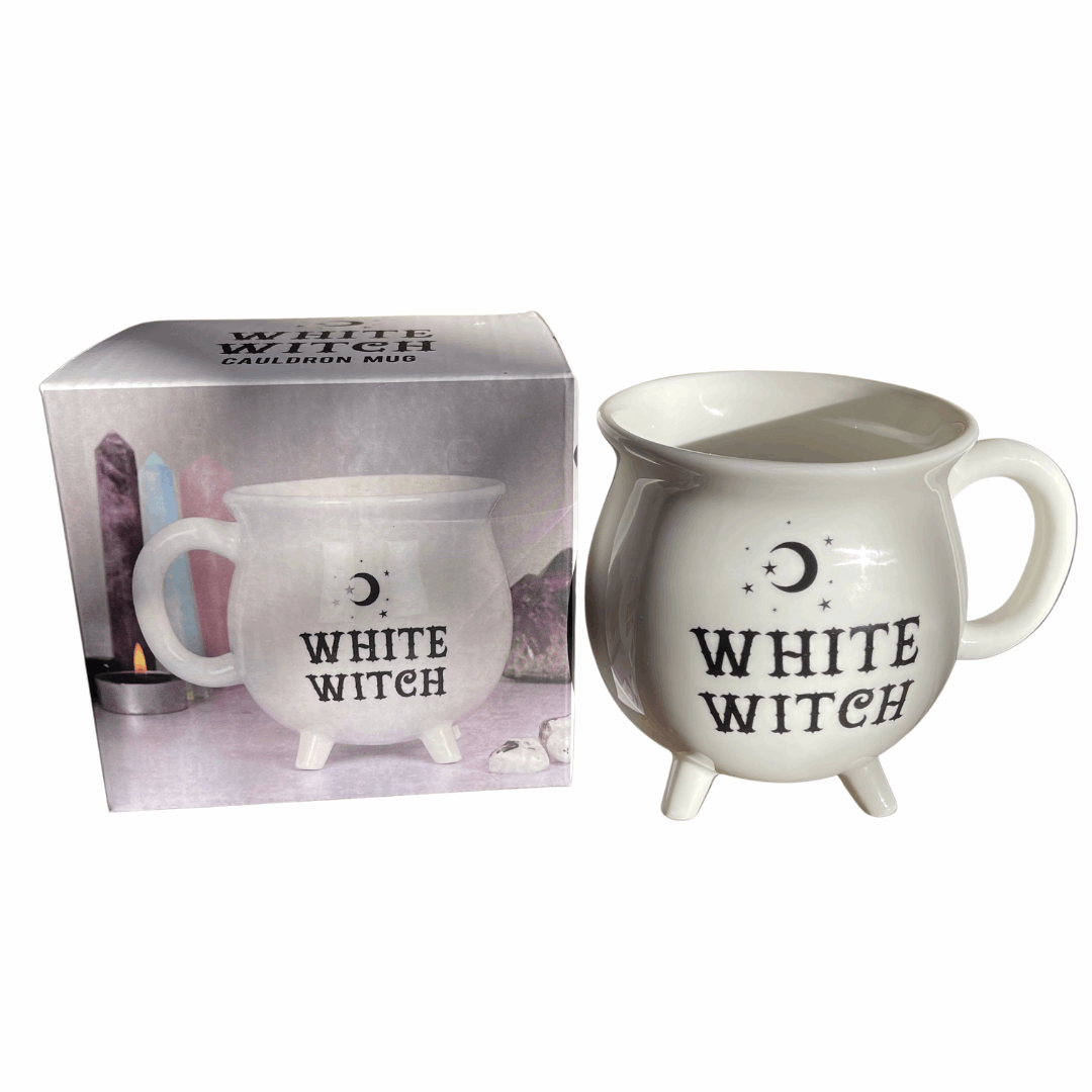 White Witch Cauldron Mug